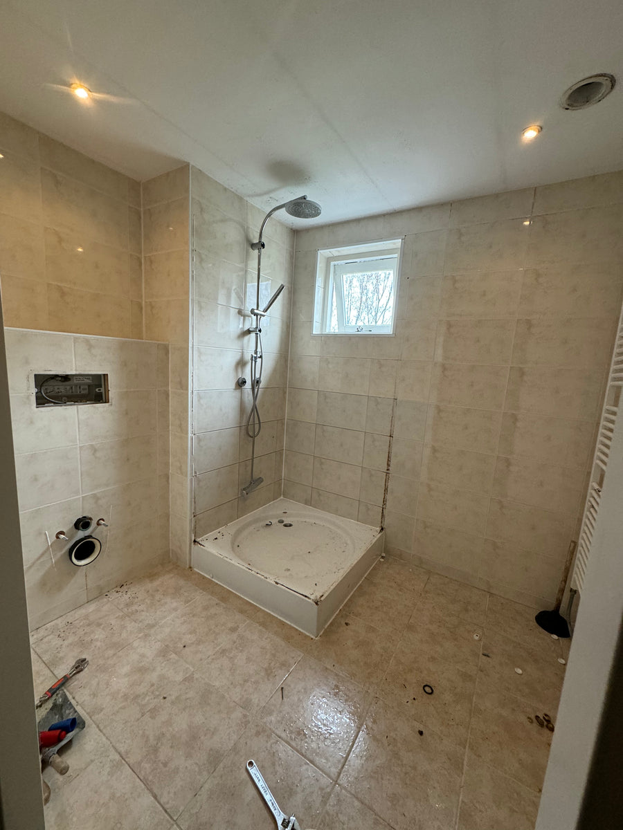 Badkamer compleet vernieuwd voor
