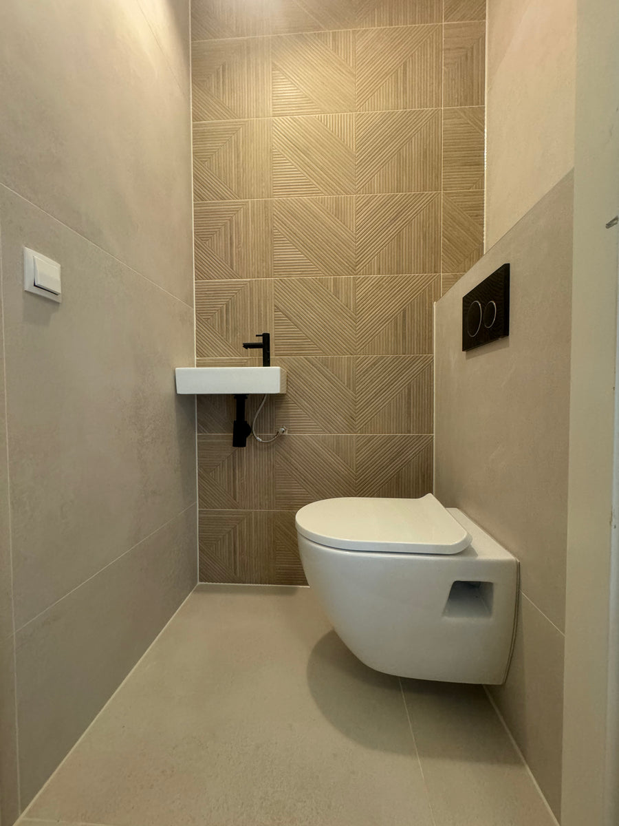 Complete toiletrenovatie na